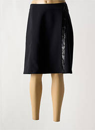 Jupe mi-longue coupe droite noir MERI & ESCA femme
