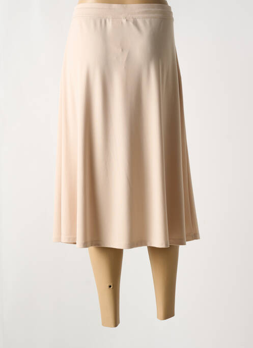 Jupe mi-longue beige BARBARA LEBEK pour femme