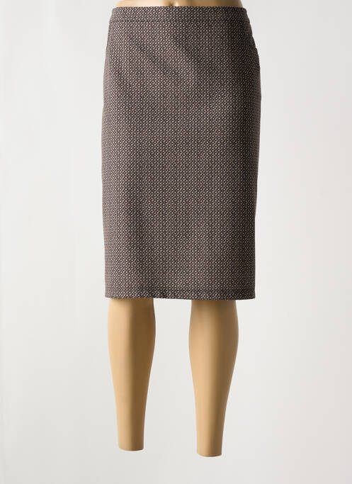 Jupe mi-longue noir FRANK WALDER pour femme