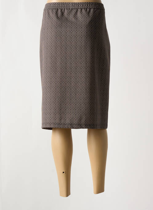 Jupe mi-longue noir FRANK WALDER pour femme