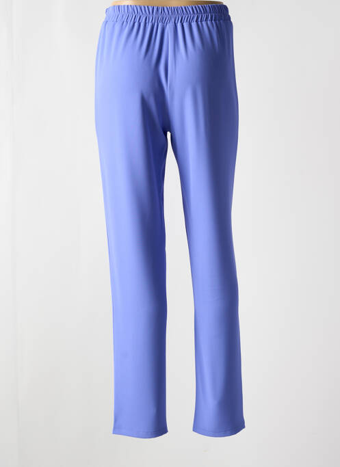 Pantalon droit violet GEVANA pour femme