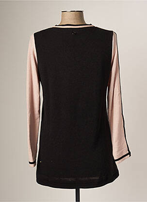 Pull coupe droite manches longues rose MALOKA femme