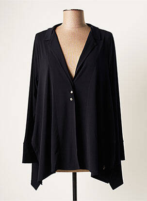 Veste casual coupe droite bleu MALOKA femme