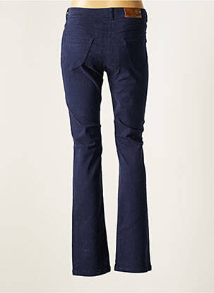 Pantalon droit stretch taille normale bleu PAUL BRIAL femme