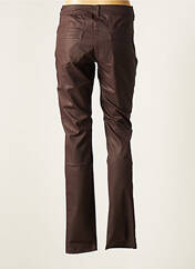 Pantalon droit marron PAUL BRIAL pour femme seconde vue
