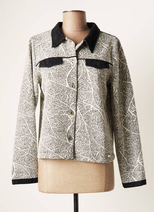 Veste casual gris MALOKA pour femme