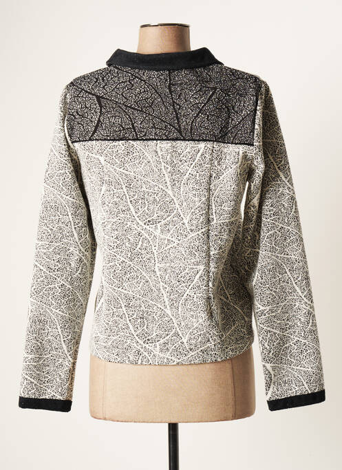 Veste casual gris MALOKA pour femme