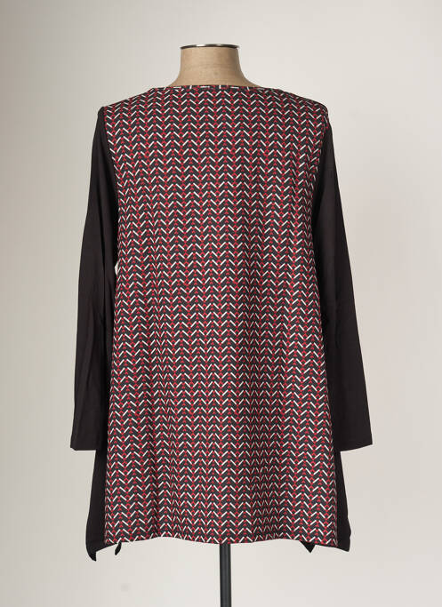 Tunique manches longues rouge G!OZE pour femme