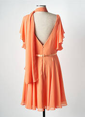 Robe mi-longue orange FASHION NEW YORK pour femme seconde vue