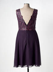 Robe mi-longue violet LASENSE pour femme seconde vue