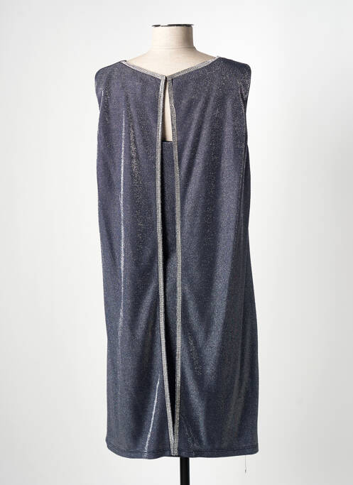 Robe mi-longue bleu FRANK LYMAN pour femme