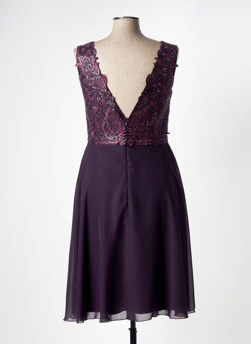 Robe mi-longue violet LASENSE pour femme