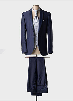 Costume de cérémonie poches bleu ADIMO homme