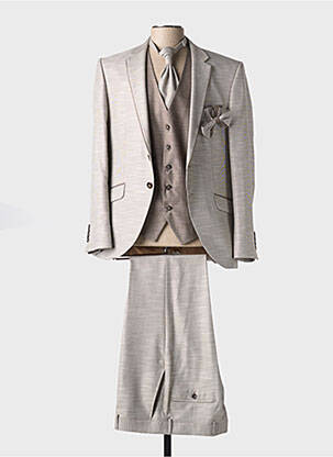 Costume de cérémonie poches beige ADIMO homme
