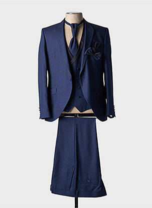 Costume de cérémonie manches longues bleu ADIMO homme