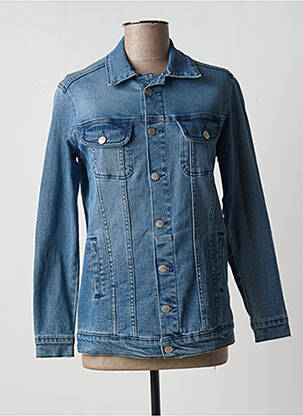 Veste en jean manches longues bleu PAUL BRIAL femme