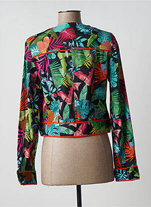 Veste casual col rond noir PAUL BRIAL femme