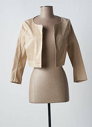 Boléro coupe cintrée beige PAUL BRIAL femme