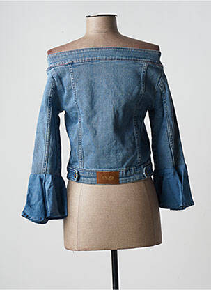Veste en jean strass bleu PAUL BRIAL femme
