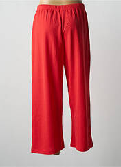 Pantalon large rouge G!OZE pour femme seconde vue