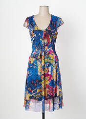 Robe mi-longue bleu MALOKA pour femme seconde vue