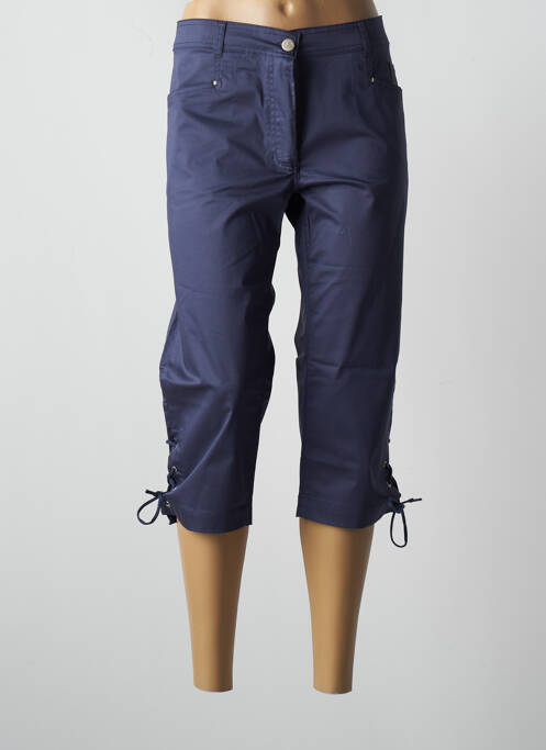 Pantacourt bleu PAUL BRIAL pour femme