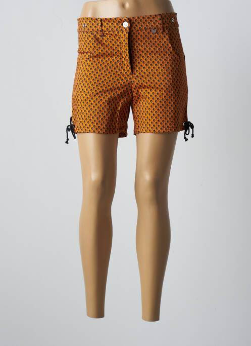 Short orange PAUL BRIAL pour femme