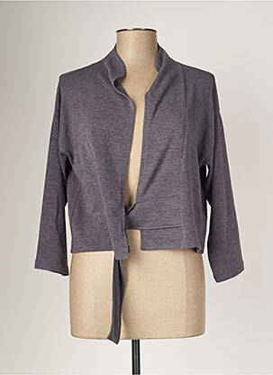 Boléro maille fine gris G!OZE femme