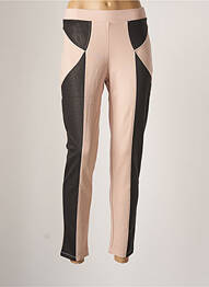 Legging tissage jersey taille normale rose MALOKA femme