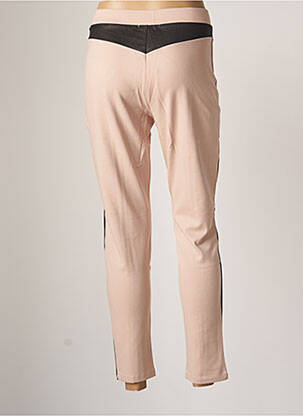 Legging tissage jersey taille normale rose MALOKA femme