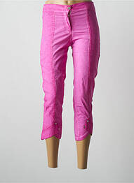 Pantacourt taille normale taille normale rose MALOKA femme
