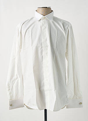 Chemise manches longues blanc ADIMO pour homme