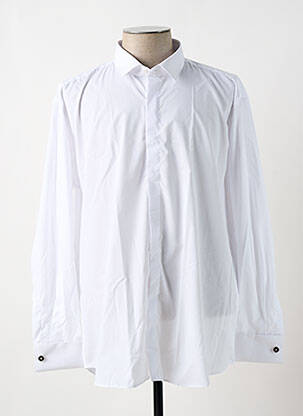 Chemise manches longues blanc ADIMO pour homme