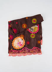 Echarpe marron NINON DORLAC pour femme seconde vue