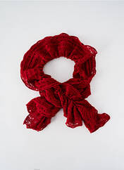 Echarpe rouge TELMAIL pour femme seconde vue