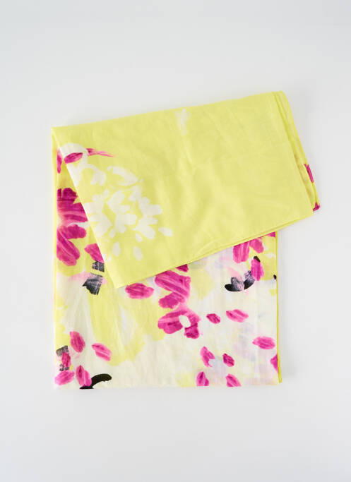 Echarpe jaune TAIFUN pour femme