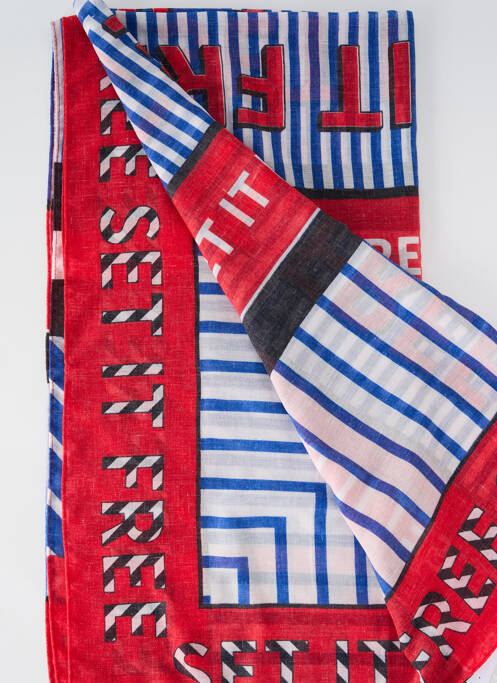 Echarpe rouge TAIFUN pour femme