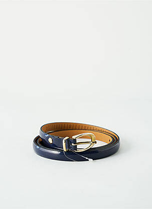 Ceinture effet matière satinée bleu JUSTE TAILLE femme
