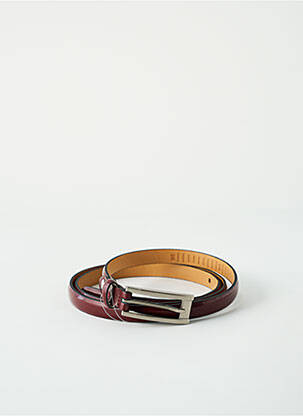 Ceinture effet matière satinée rouge JUSTE TAILLE femme