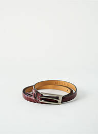 Ceinture effet matière satinée rouge JUSTE TAILLE femme