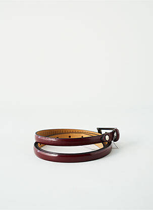 Ceinture effet matière satinée rouge JUSTE TAILLE femme