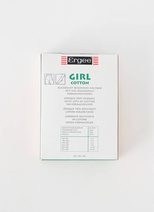 Collants vert ERGEE pour fille