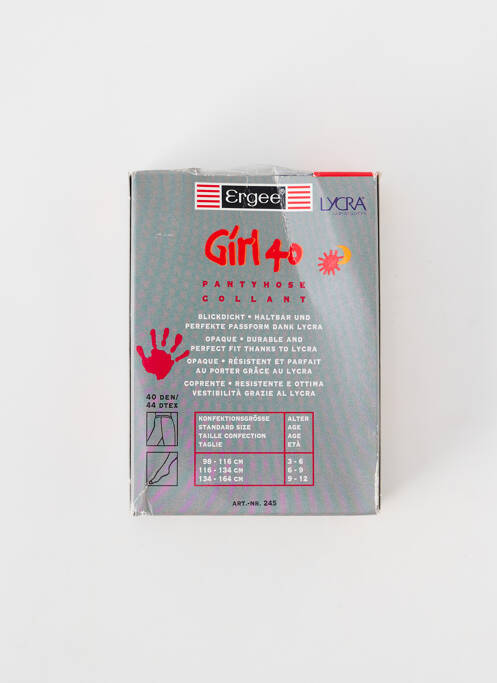 Collants bleu ERGEE pour fille