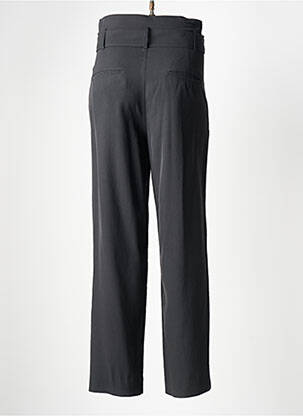 Pantalon droit taille à pinces taille haute gris BA&SH femme