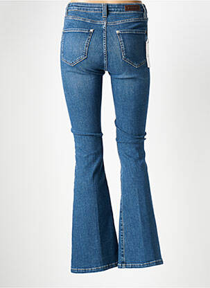 Jean coupe flare stretch taille haute bleu DENIM STUDIO femme