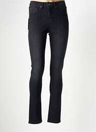 Jeans skinny taille haute taille haute noir DENIM STUDIO femme