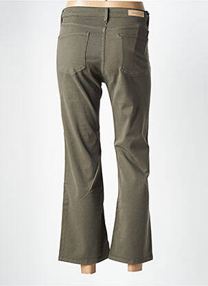 Pantalon 7/8 taille haute taille haute vert DENIM STUDIO femme