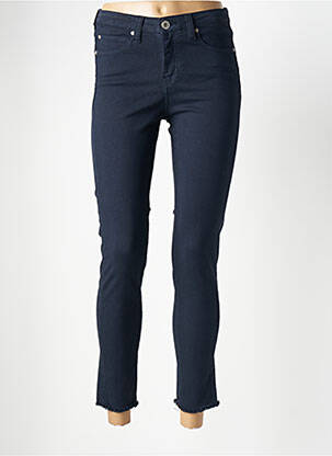 Pantalon 7/8 stretch taille normale bleu DENIM STUDIO femme