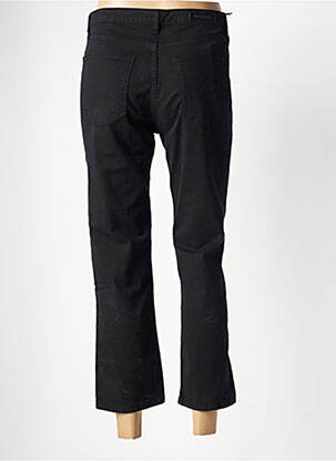 Pantalon 7/8 taille haute taille haute noir DENIM STUDIO femme