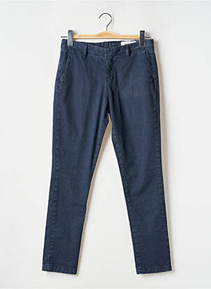 Pantalon chino tissage popeline taille normale bleu BA&SH femme